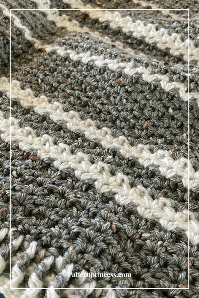 Cozy Man Cave Throw Crochet V-stitch Blanket Cozy Man Cave Throw Crochet V-stitch Blanket