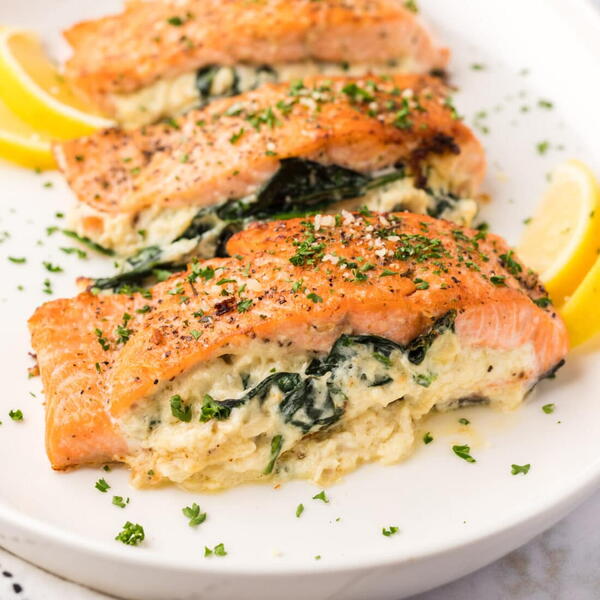 Stuffed Salmon Stuffed Salmon