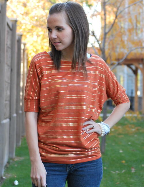 Shimmery Slouch Top Shimmery Slouch Top