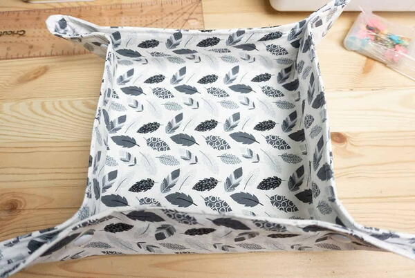 Diy Fabric Tray Diy Fabric Tray