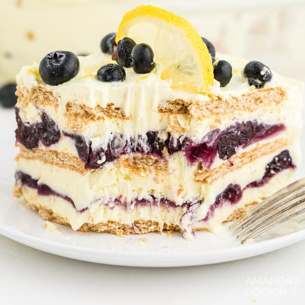 Lemon Blueberry Icebox Cake Lemon Blueberry Icebox Cake