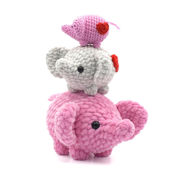 Free Mini Love Elephant Amigurumi Crochet Pattern Free Mini Love Elephant Amigurumi Crochet Pattern