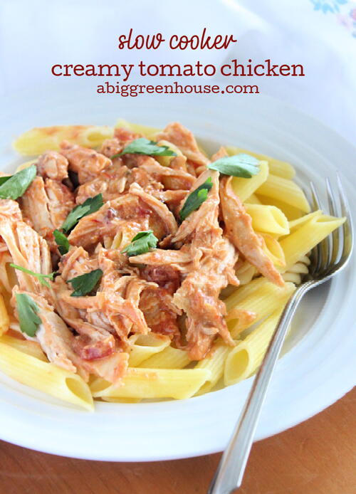 Slow Cooker Creamy Tomato Chicken Slow Cooker Creamy Tomato Chicken