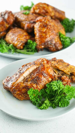 Sticky Bbq Smoked Chicken Thighs Sticky Bbq Smoked Chicken Thighs