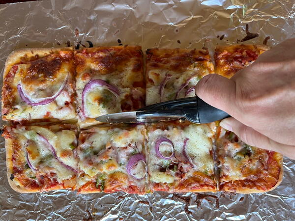 Pineapple Ham Flatbread Pizza Recipe Pineapple Ham Flatbread Pizza Recipe