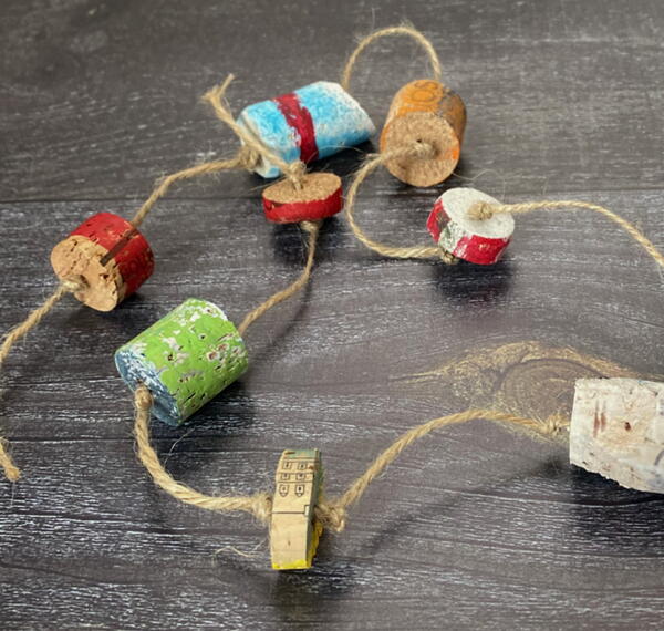 Wine Cork Buoy Garland Wine Cork Buoy Garland