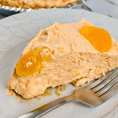 No Bake Orange Cream Pie