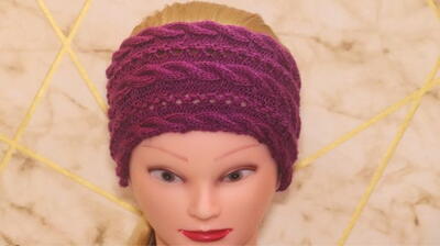 Free Cable Headband Ear-warmer Knitting Patterns