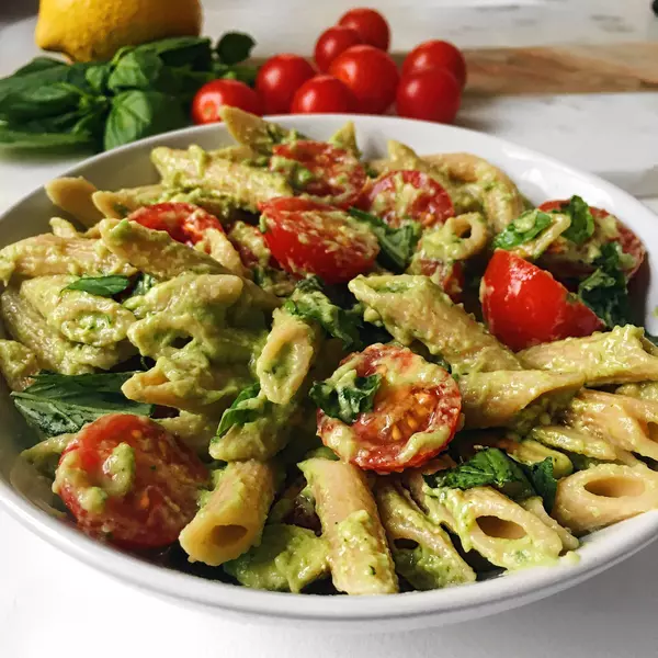 Avocado Basil Pasta Avocado Basil Pasta