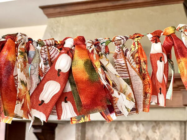 Easy Ribbon Garland Easy Ribbon Garland