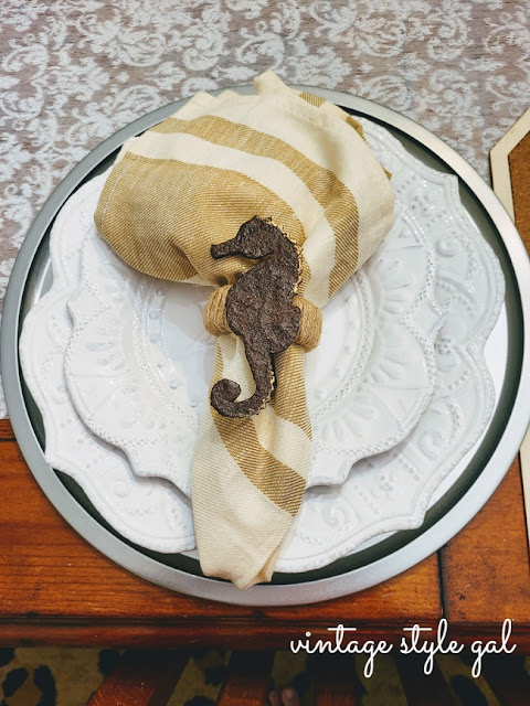 Dollar Tree Craft Seahorse Wood Ornament Diy Dollar Tree Craft: Seahorse Wood Ornament Diy