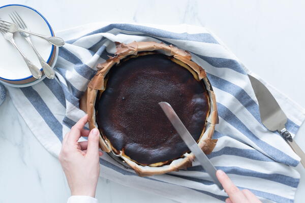 The Basque Burnt Cheesecake The Basque Burnt Cheesecake