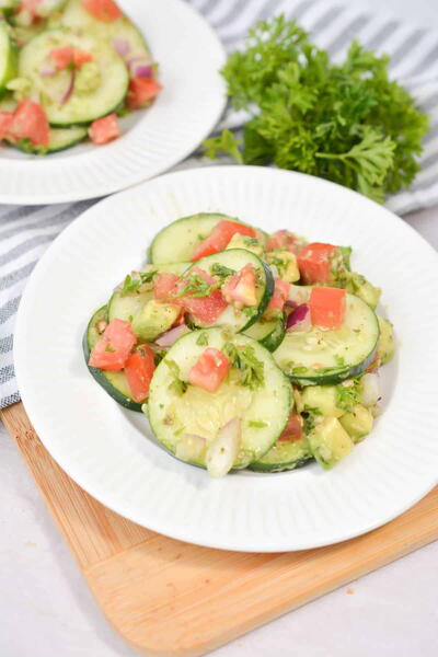 Avocado Cucumber Tomato Salad Avocado Cucumber Tomato Salad