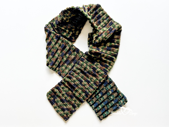 Mens Ribbed Scarf Mens Ribbed Scarf