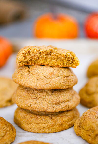 Pumpkin Snickerdoodle Cookies Recipe Pumpkin Snickerdoodle Cookies Recipe