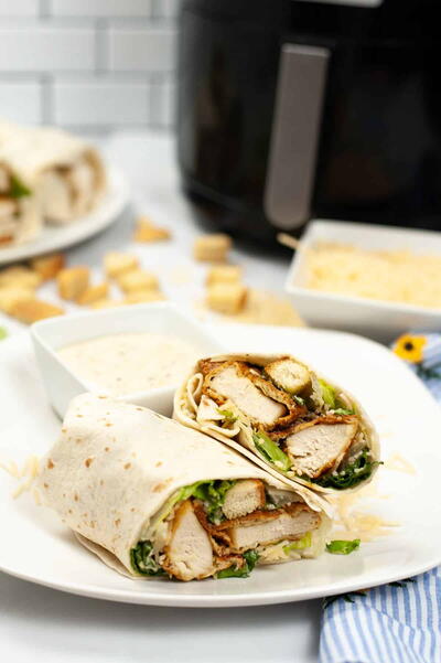 Air Fried Chicken Wrap Air Fried Chicken Wrap