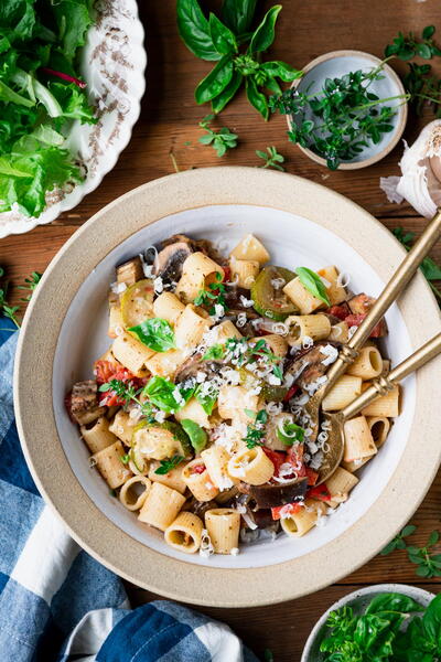 Roasted Vegetable Pasta Roasted Vegetable Pasta