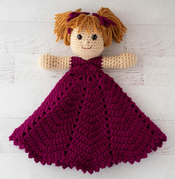Emily - A Crochet Princess Lovey Emily - A Crochet Princess Lovey