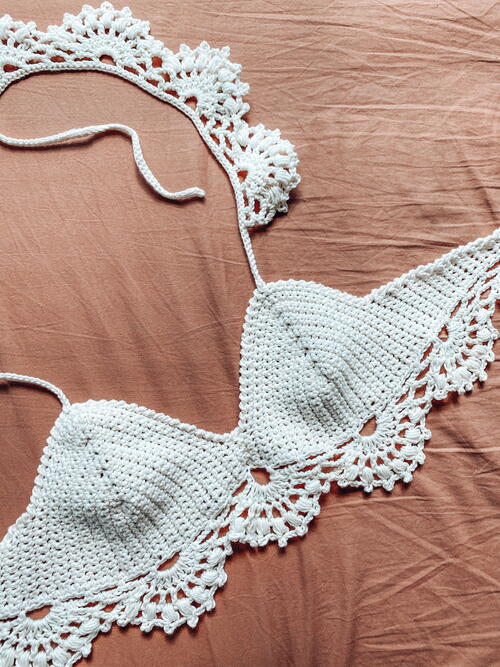Lace Edge Crochet Bralette Lace Edge Crochet Bralette