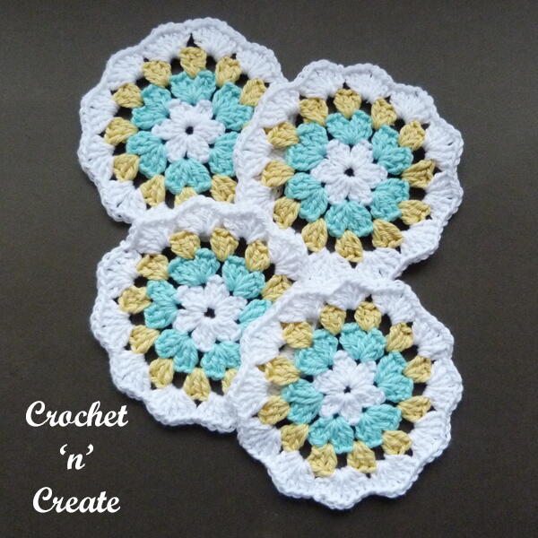 Cotton Granny Coaster Cotton Granny Coaster