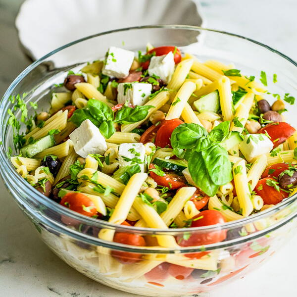 Chickpea Pasta Salad Chickpea Pasta Salad
