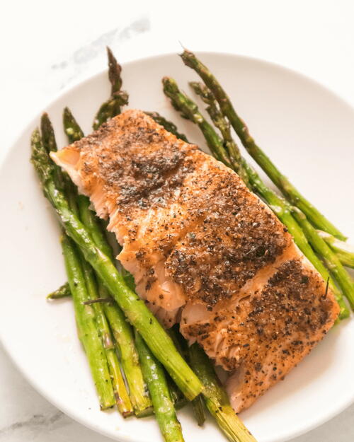 Air Fryer Salmon And Asparagus Air Fryer Salmon And Asparagus