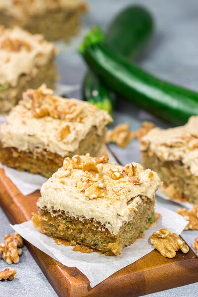 Zucchini Cake With Cream Cheese Frosting