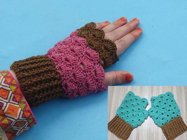 Woman Adorable Fingerless Gloves Woman Adorable Fingerless Gloves