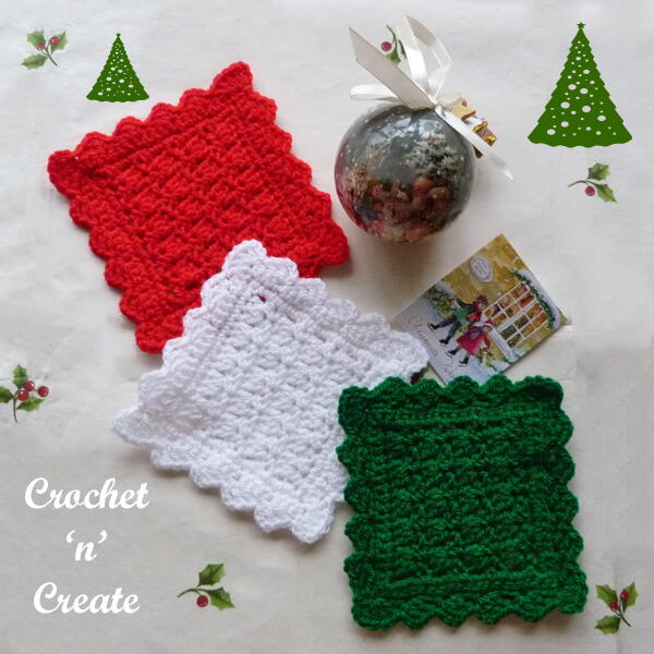 Christmas Square Coaster Christmas Square Coaster