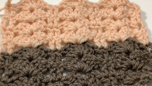 Crochet Shells And Trellis Pattern