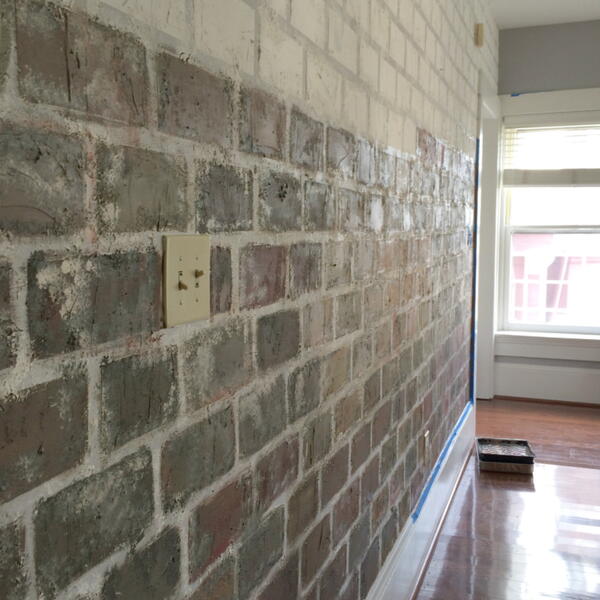 Realistic Faux Brick Wall Realistic Faux Brick Wall