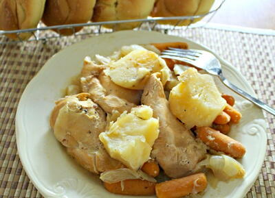 Homestyle Slow Cooker Chicken And Potatoes
