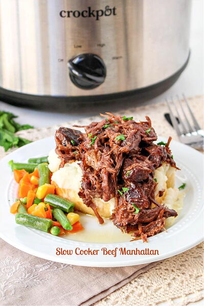 Slow Cooker Beef Manhattan Slow Cooker Beef Manhattan