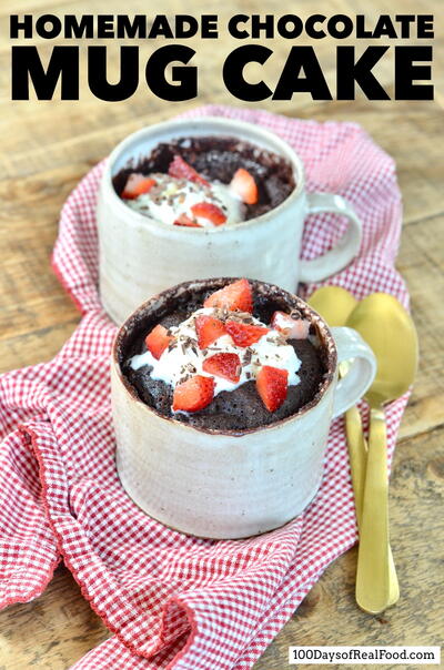 Homemade Chocolate Mug Cake for Your Valentine Homemade Chocolate Mug Cake (for Your Valentine!)