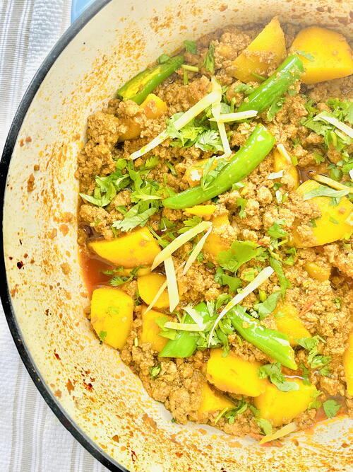 Aloo Keema Pakistani Ground Beef And Potato Dish Aloo Keema | Pakistani Ground Beef And Potato Dish