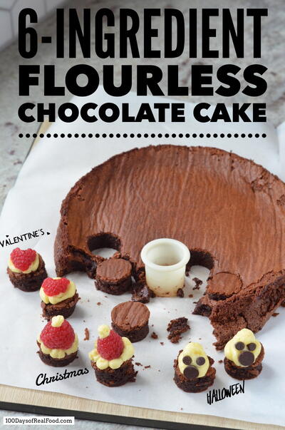 6-ingredient Flourless Chocolate Cake for Any Holiday 6-ingredient Flourless Chocolate Cake (for Any Holiday!)