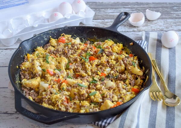 Healthy Skillet Breakfast Scramble Healthy Skillet Breakfast Scramble
