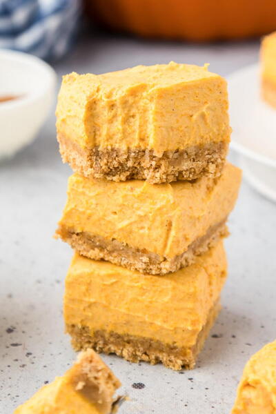 Pumpkin Cheesecake Bars Pumpkin Cheesecake Bars