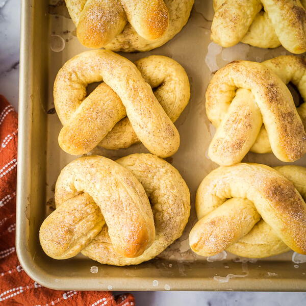 Cinnamon Sugar Soft Pretzels Cinnamon Sugar Soft Pretzels