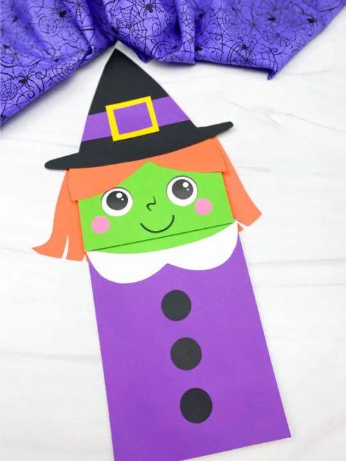 Witch Puppet Craft Witch Puppet Craft