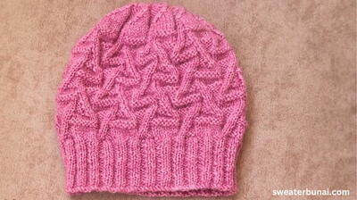Free Hat Knitting Pattern Using Only Straight Needles! You Won't Believe Your Eyes!