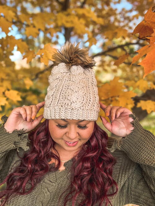Chunky Cabled Hat 