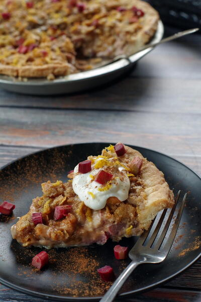Sour Cream Rhubarb Pie Sour Cream Rhubarb Pie