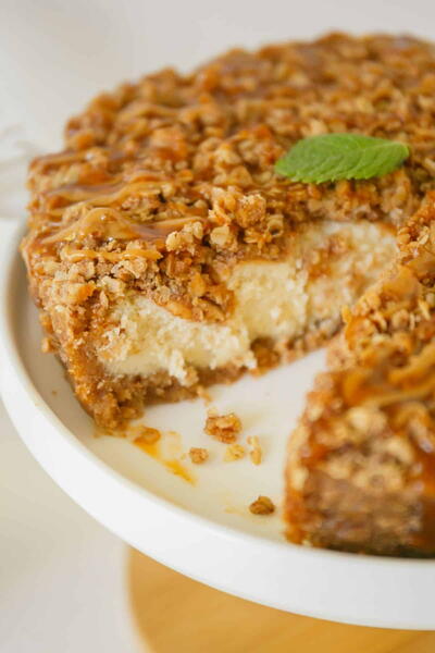 Apple Crumble Cheesecake Apple Crumble Cheesecake