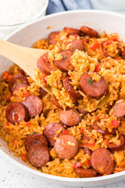 One-pot Smoked Sausage And Rice One-pot Smoked Sausage And Rice
