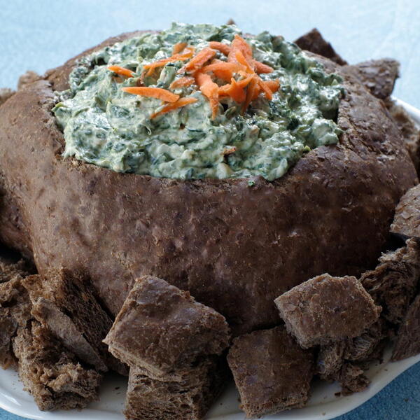 Pumpernickel Spinach Dip