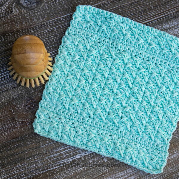 Spiked Crochet Dishcloth Spiked Crochet Dishcloth