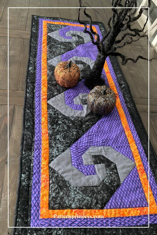Witch Hat Halloween Table Runner Quilt Pattern Witch Hat Halloween Table Runner Quilt Pattern