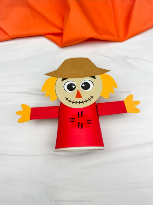 Scarecrow Paper Cup Craft Scarecrow Paper Cup Craft