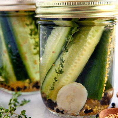 Smoked Quick Pickles